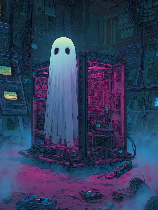 Ghost from a Gaming PC Nintendocore Style