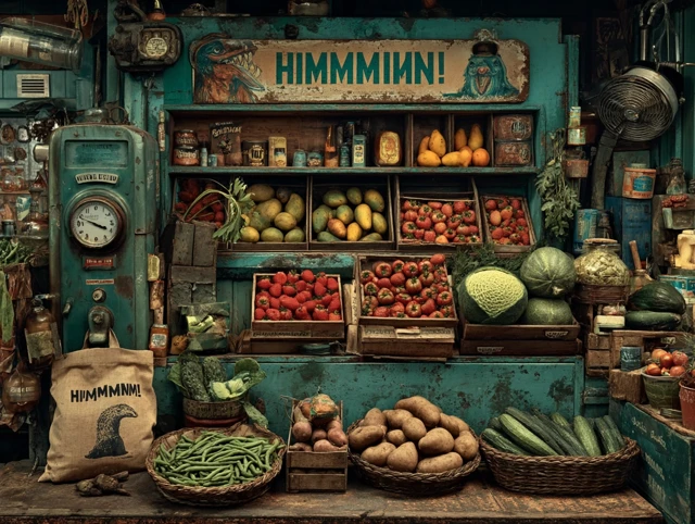 German Vegetable Shop - Photorealistic Still Life