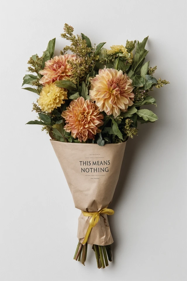 Dahlia Bouquet Floral Arrangement Studio Photograph
