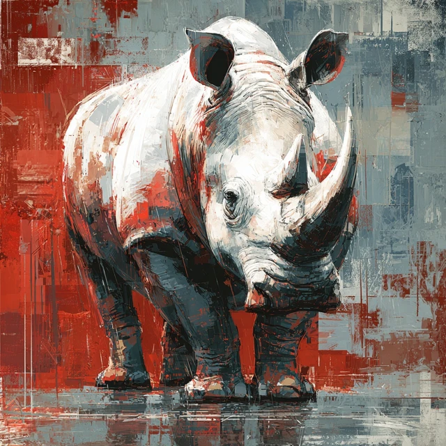 Rhinoceros Concept Art by Greg Rutkowski