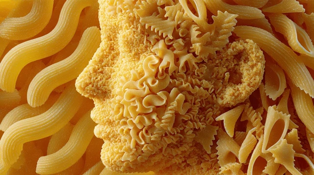 Pasta Art Creative Food Advertisement