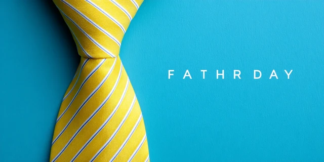 Fathers Day Tie Gift Background Illustration