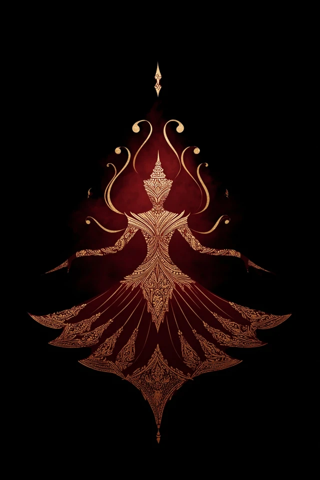 Thai Classical Dance Logo for Los Angeles Arts