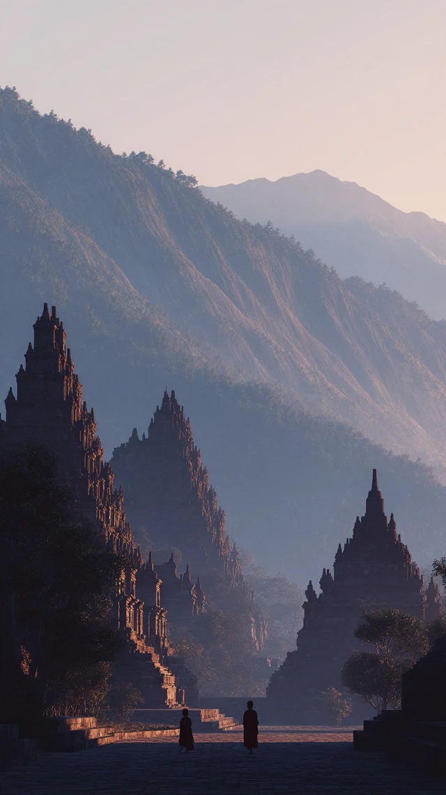 Ancient Indonesian Mountain City 10000 Years Ago