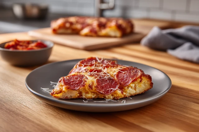 Detroit Style Pizza Pepperoni Mozzarella