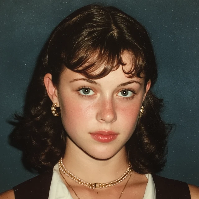 90s High School Girl Portrait