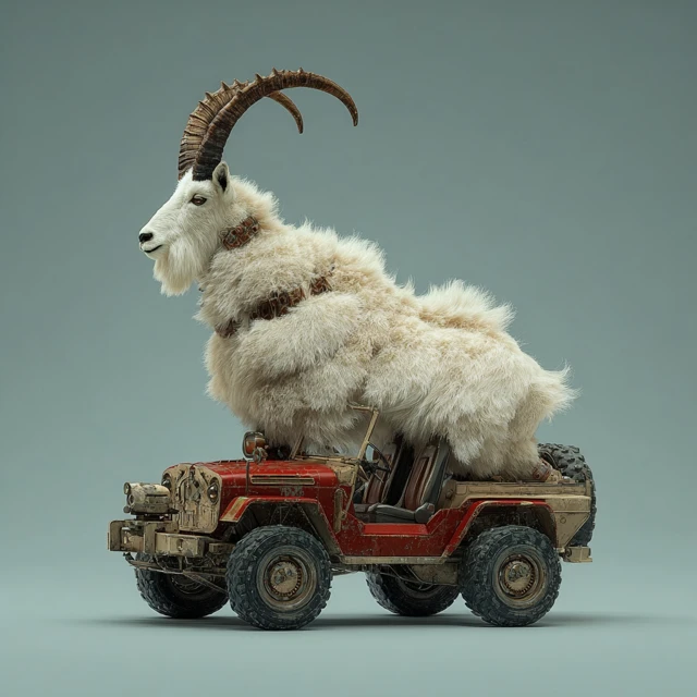 Mountain Goat Jeep Hybrid Concept Art