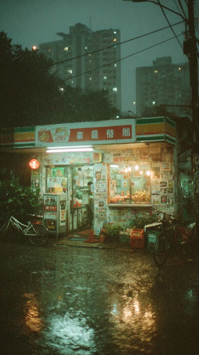Late Night Convenience Store Kuala Lumpur 1996