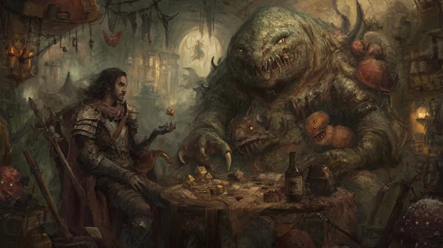 Monster Friends Play Dungeons and Dragons