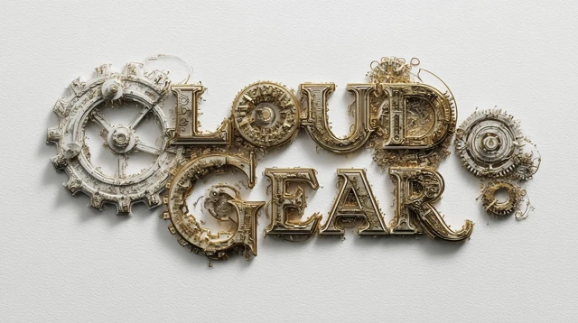 Cloud Gear Steampunk Logo Design