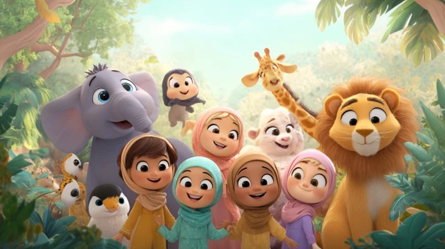 Islamic Zoo Adventure Kids Music Video