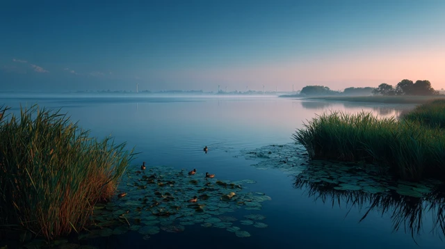 Tranquil Lake Scene Nature Photography