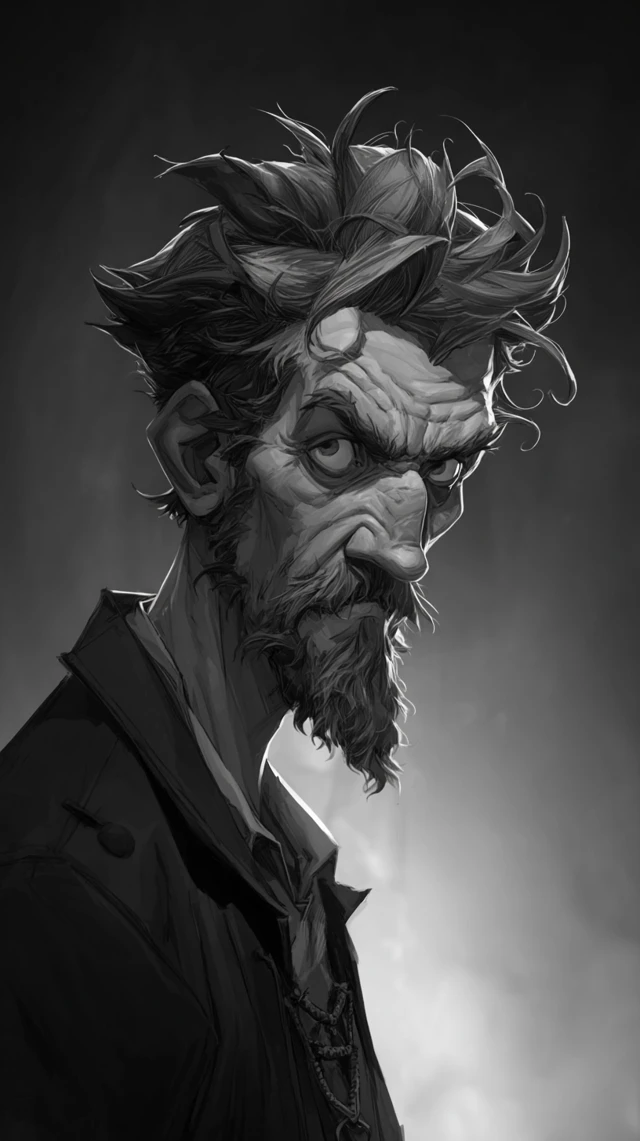 Unique Man Portrait Artwork