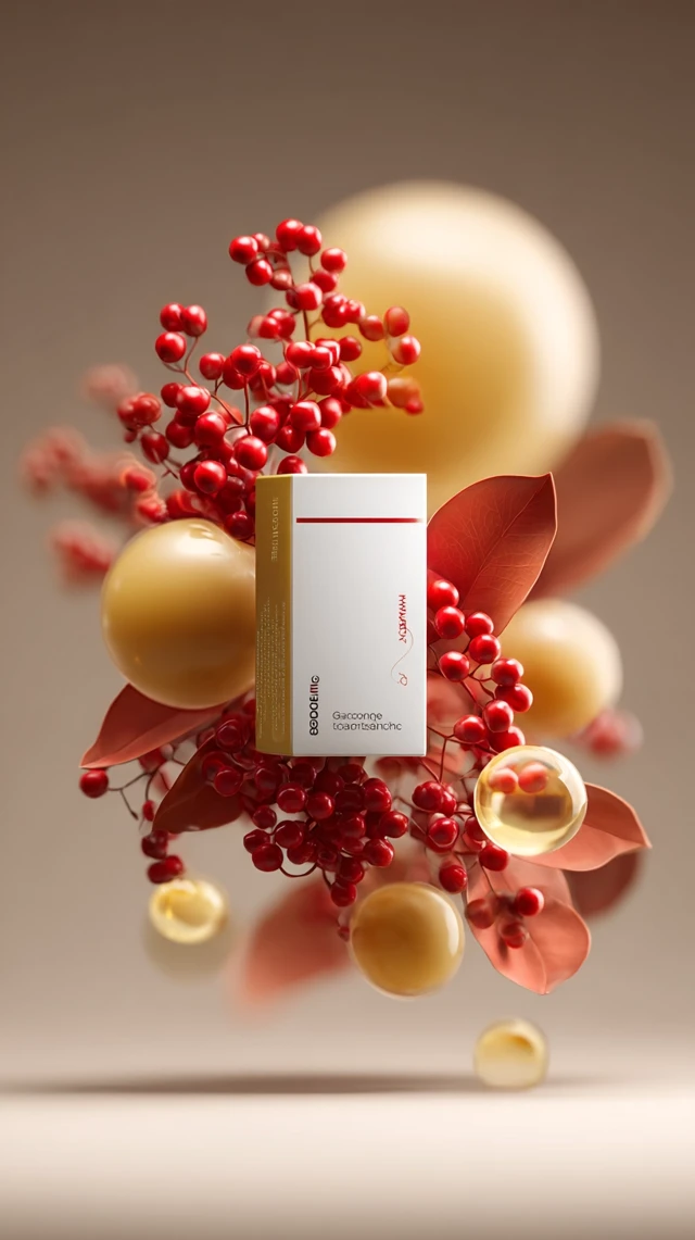 Health Supplement Product Mockup with Cinematic Lighting