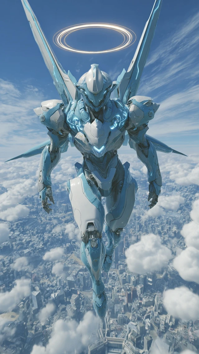 Mecha Zhang Liao Ascending in Sci Fi Style