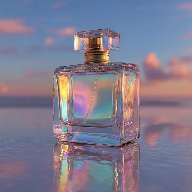 Dreamlike Perfume Bottle Product Photography