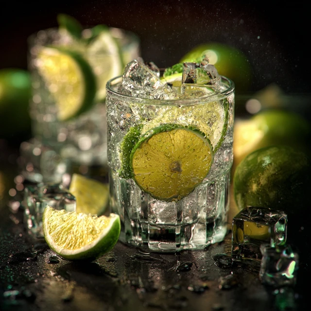 Gin Tonic Cocktail Refreshing Drink Poster