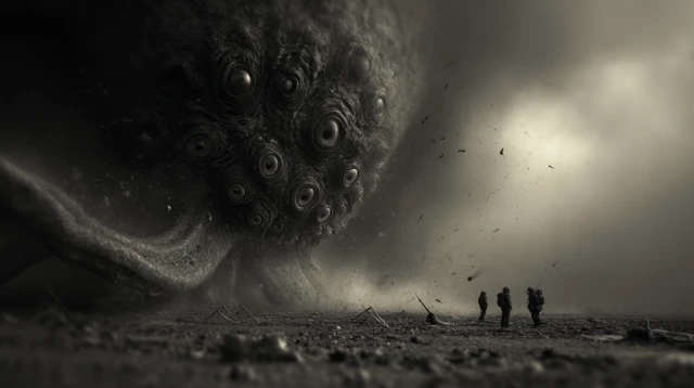 Eldritch Horror Tentacled Creature Cosmic Nightmare