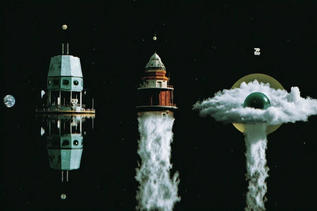 Space Dreamscape Satellites Hallucinations