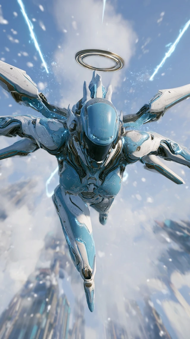 Mecha Zhang Liao Ascending in Sci Fi Style