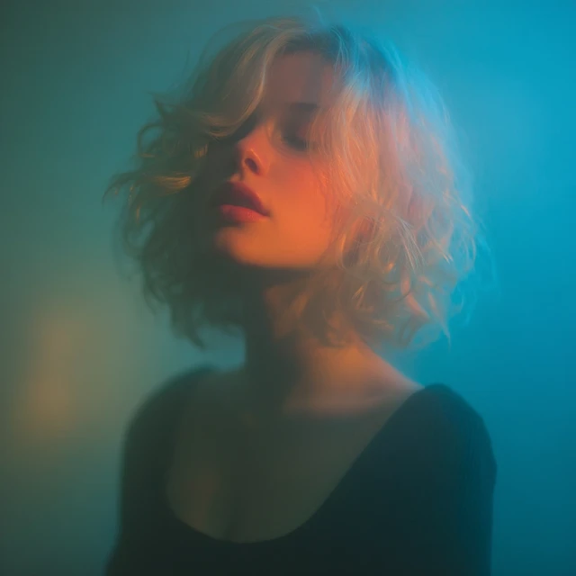 Ethereal Portrait of a Young Woman Abstract Photography