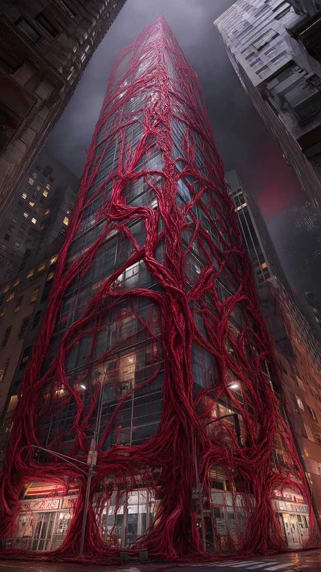 NYC Building Infested Horror Fantasy
