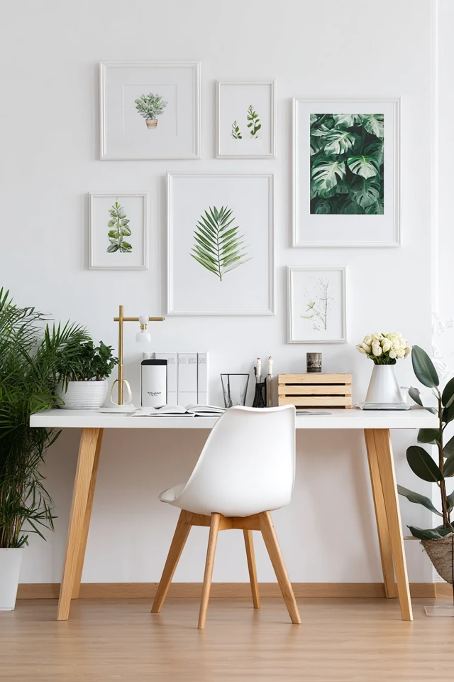 Scandinavian Home Office Interior Design Photography