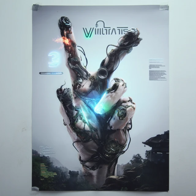 Initiate v03 Poster Design White Background