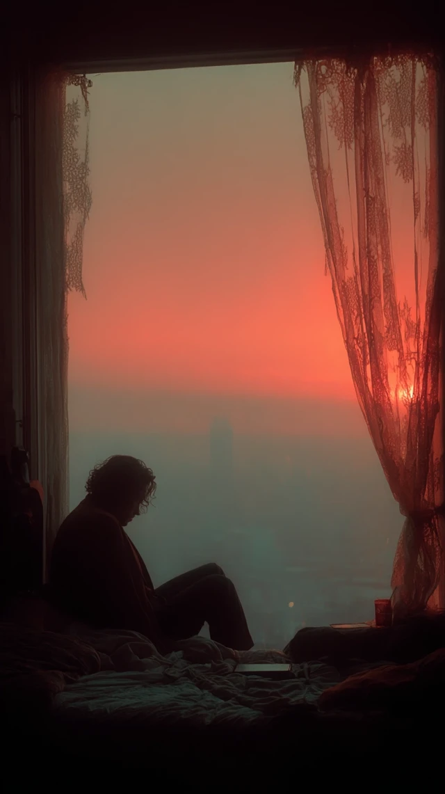 Dont Sleep Repeat Dramatic Sunset Silhouette