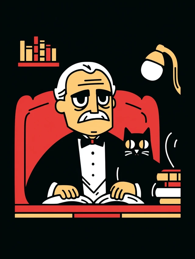 Don Vito Corleone Illustration