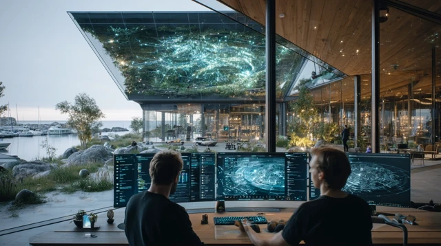 Futuristic AI Powered Architectural Studio