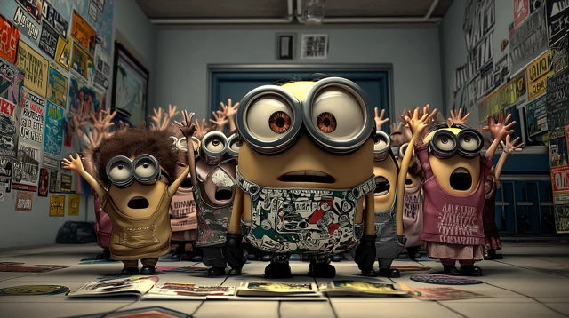 Minions in Chaos Retro Workshop 3D