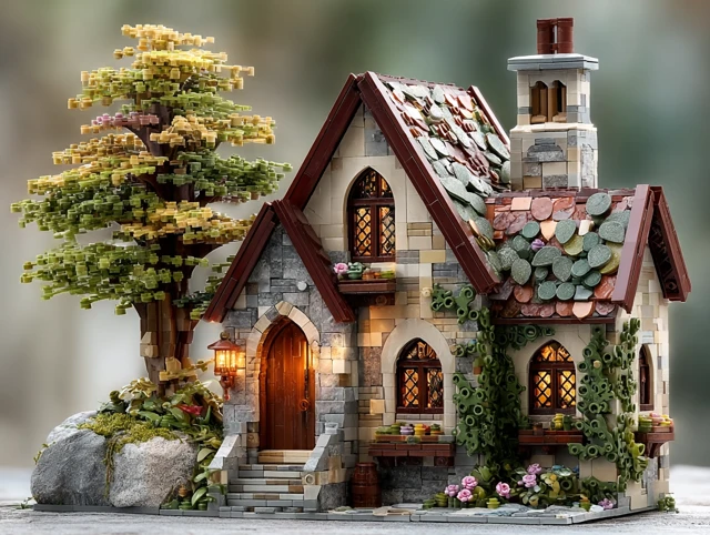 Wizard House Creative Fantasy Cottage Architecture