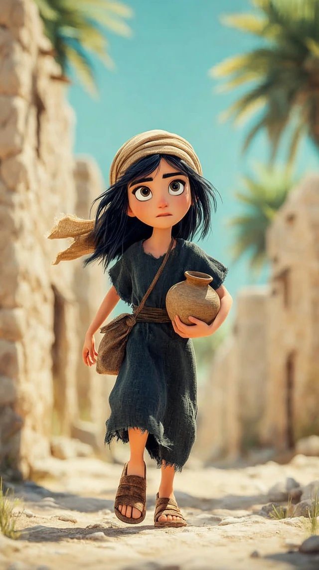 Samaritan Woman Running 3D Animation