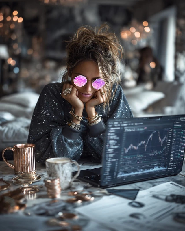 Finance Blogging Home Office Dreamy Pink Aesthetic