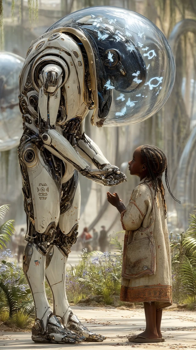 AI Child Interaction Harmony of Human and Machine