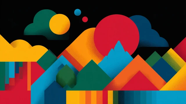 Colombian Diversity Minimalist Illustration