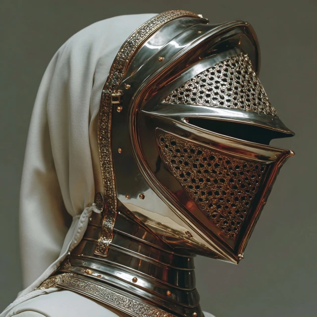 Medieval Helmets for Women in Battle