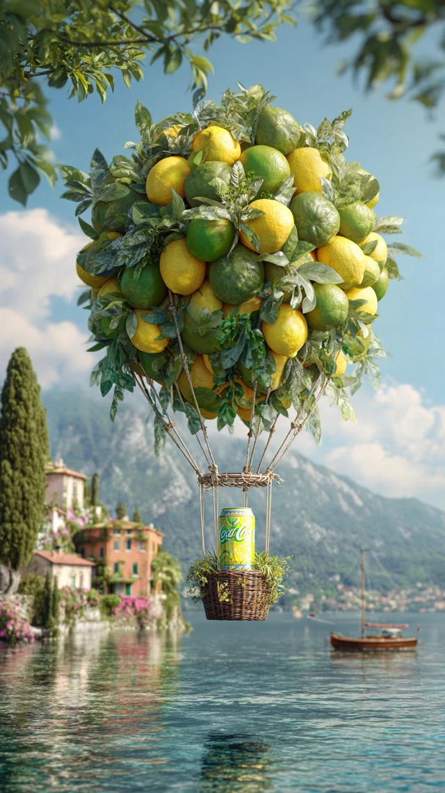 Portofino Lemon Balloon Photography Summer Day