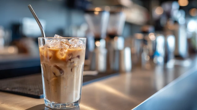 Delicious Iced Coffee Food Photo