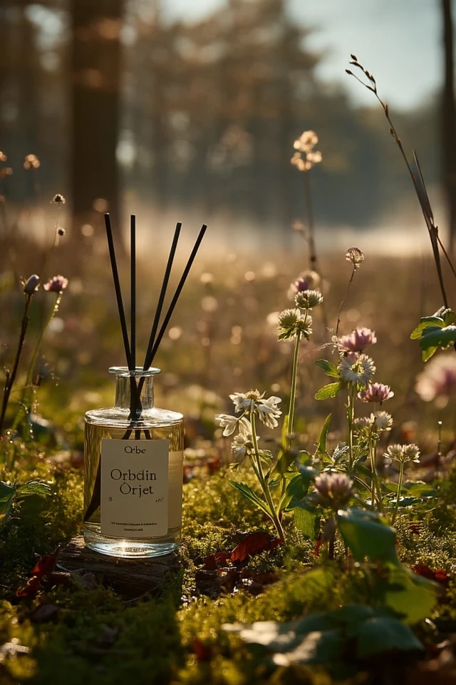 Orbe Objet Reed Diffuser in Serene Forest