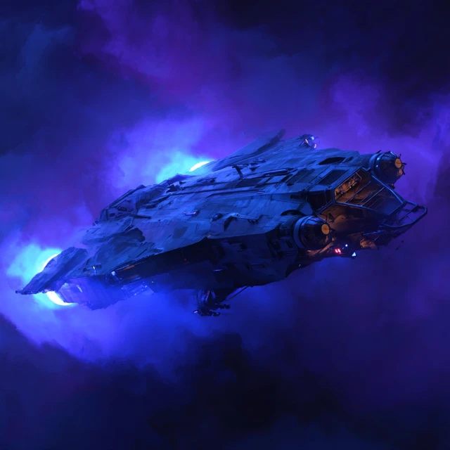 3D Star Wars Ship Concept Art