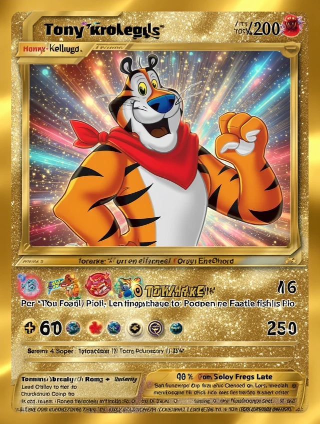 Tony the Tiger Pokemon Card