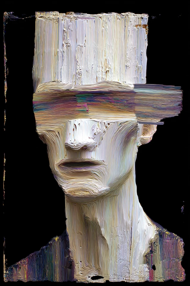 Abstract Portrait in Picasso Style