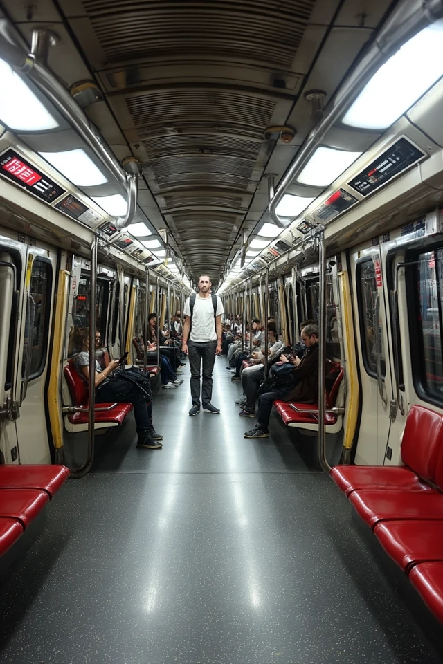 Subway Commute: Alone in a Crowd