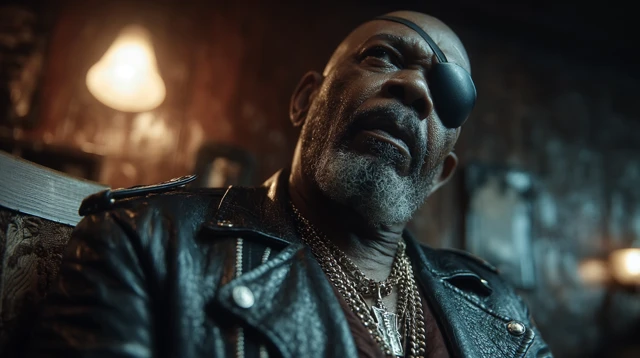 Nick Fury Samuel L Jackson Cinematic Portrait