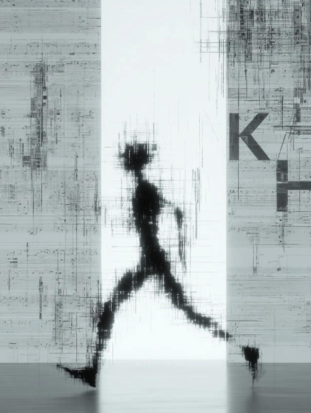Music Sheet Art AHK Initials 3D Emotive