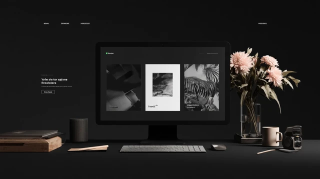 Minimalist Portfolio Website Design Premium