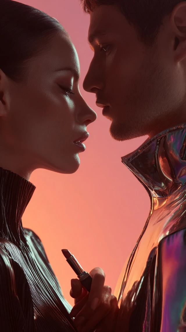 Romantic Couple Vogue Magazine Cover Editorial Photography