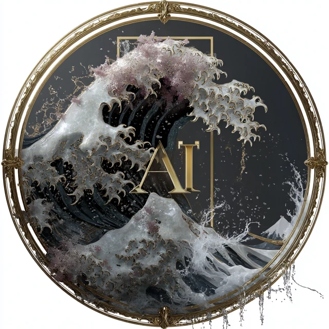 AI Genjutsu Logo Illustration